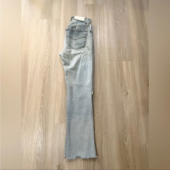 redone vintage levi’s 501 straight jeans size 24 - Picture 5 of 11